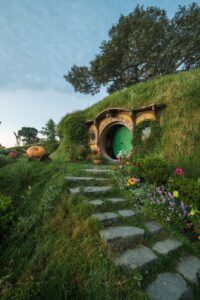 Cenário Hobbit na Nova Zelândia